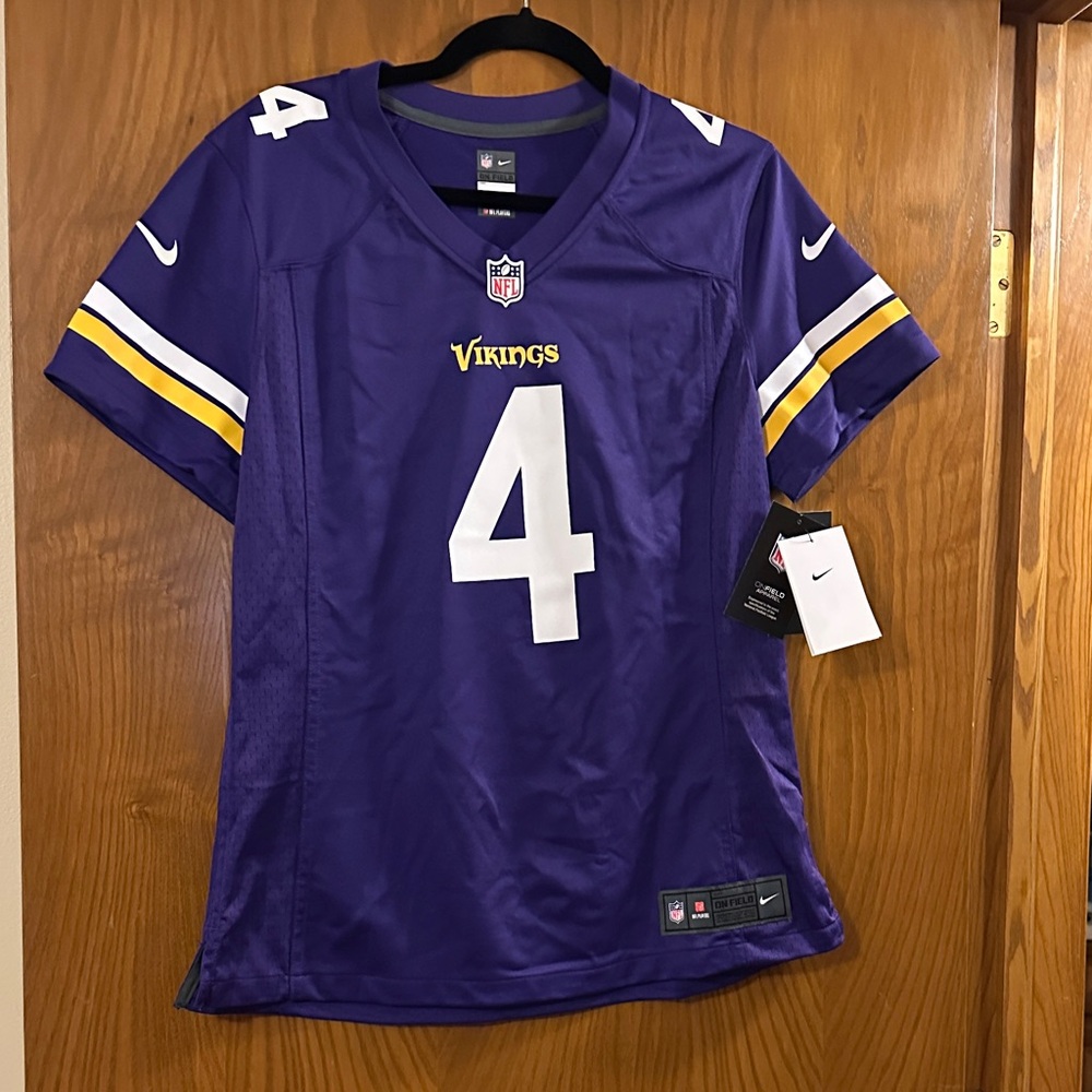 Nike Purple and White Vikings Jersey
